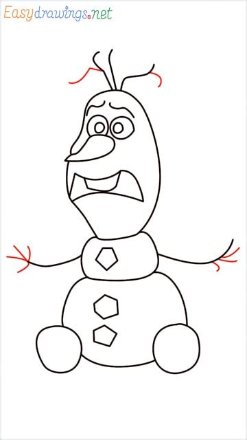 How To Draw Olaf Step By Step For Beginners 13 Easy Phase