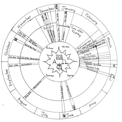 Liturgical Calendar Coloring Page