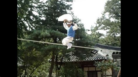 Korean Acrobatics On A Tightrope Youtube