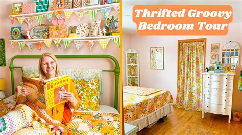 vintage 1960s and 1970s inspired bedroom tour youtube
