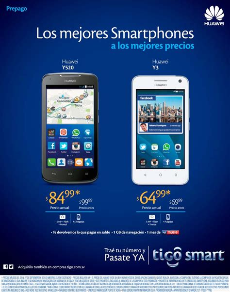 Smartphone Prepago De Tigo Huawei Grandes Precios Ofertas Ahora