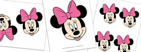 Minnie Mouse Head Cut Outs