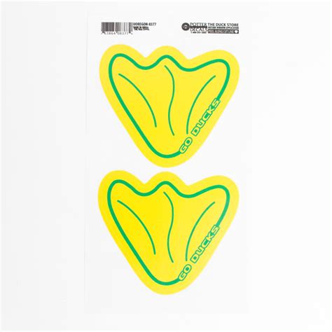 Duck Feet Decal Set Of 2 Outside