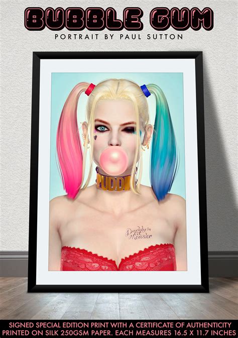 margot robbie sexy harley quinn suicide squad bubble etsy uk