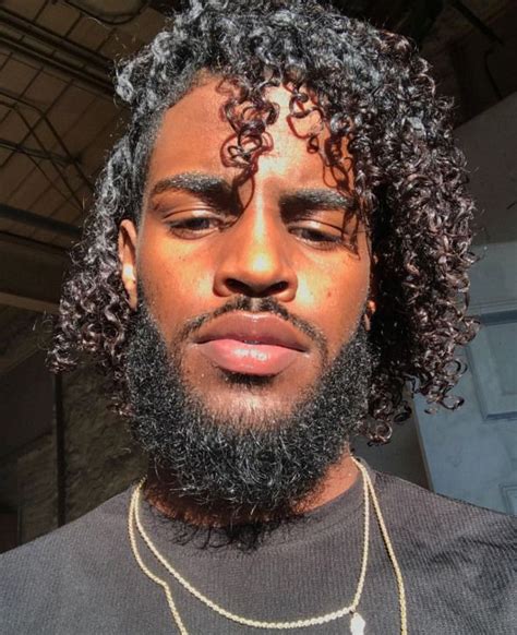 hairstyles for black guys with long curly hair kelley sears