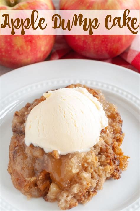 Super Easy Apple Dump Cake With Cinnamon And Sugar Just A Few