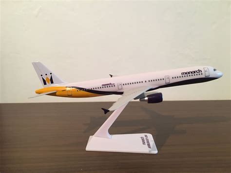 Monarch Airlines A321 Model Aeroplane 1200 Scale Plastic Premier