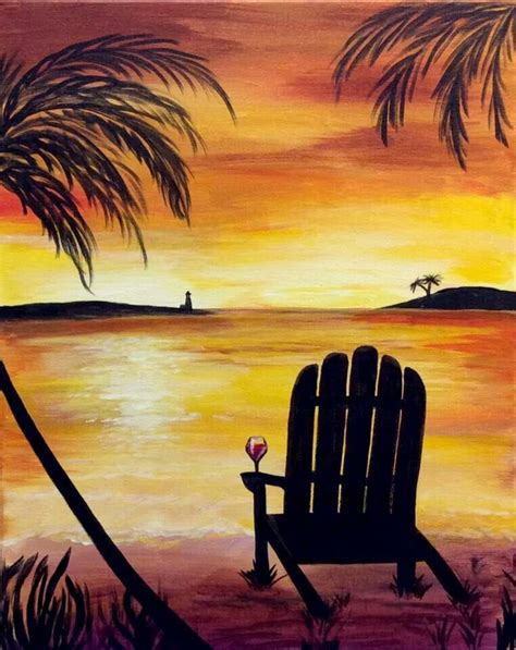 Pictures To Paint Beach Pictures Beach Pics Night Painting Art