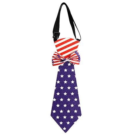 VARDIENK Birthday Gifts for Men Independence Day TieA Merican Patriotic