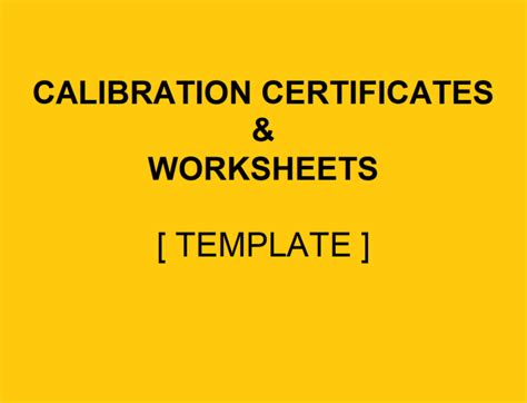 Create Calibration Certificate Template In Ms Excel By Caladvisor Fiverr