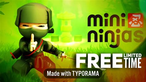 Steam Game Mini Ninjas Free Downloadlimited Time Youtube
