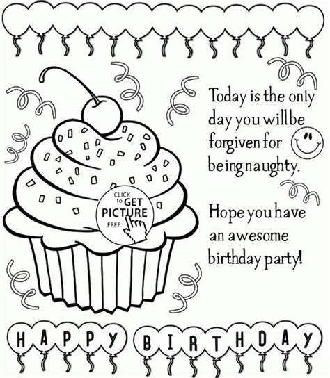 Greeting Card Coloring Pages At Free Printable