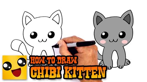 How To Draw A Chibi Cat How To Draw A Chibi Kitten Step By Step