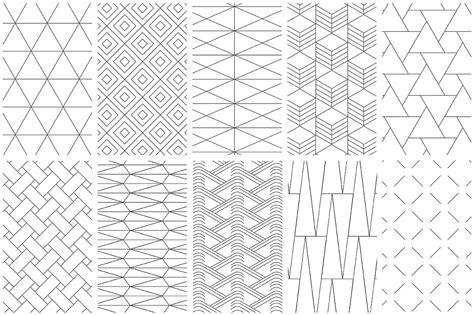 Find vectors of geometric pattern. Simple Line Geometric Patterns (11192) | Backgrounds ...