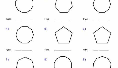 geometry polygons worksheet