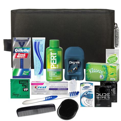 Convenience Kits International Mens Premium 15 Piece Travel Kit In