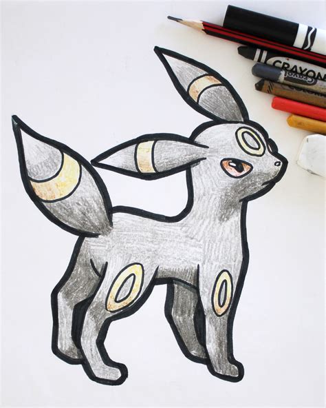 How To Draw Umbreon From Pokemon Draw With Richie