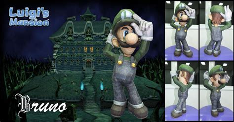 Ssbb Luigi Papercraft By Brunopigh On Deviantart