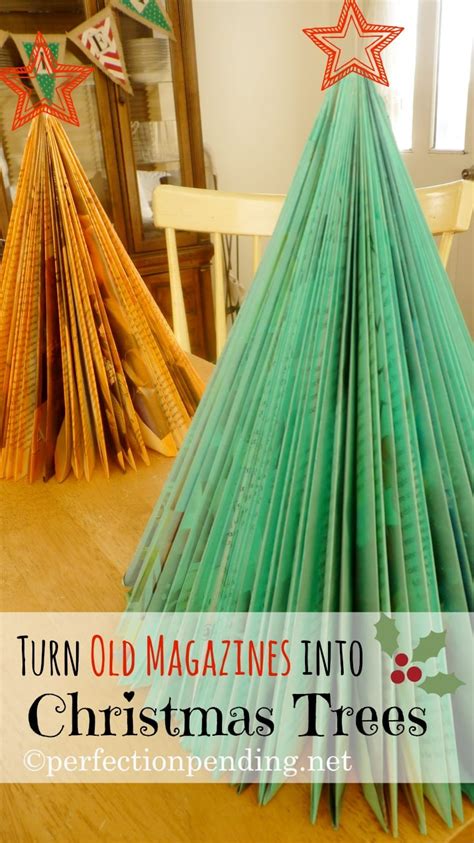 Magazine Christmas Tree Tutorial Or An Activity To Keep Your Kids