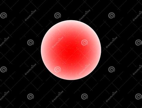 Abstract Red Circle On Black Background Gradient Futuristic Surface