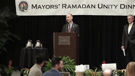 13th Annual Mayors Ramadan Unity Dinner Youtube
