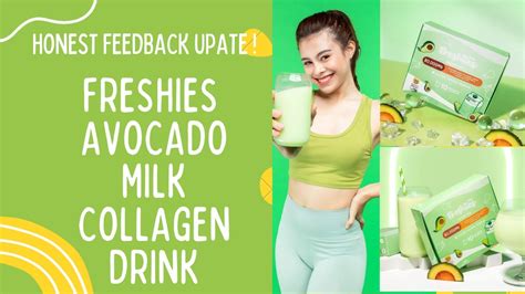 Freshies Collagen Drink Avocado Milk Honest Review Update Youtube