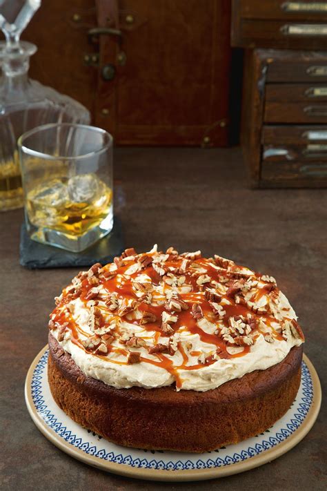 It is smooth and creamy with just a hint of salt, and the flavor of the whiskey balances out all the sweetness from the brown sugar. Salted caramel whiskey cake
