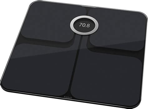 Fitbit Aria 2 Black Analytical Scales Weight Range150 Kg Black