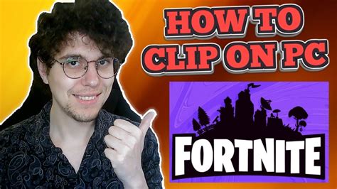 How To Clip Fortnite On Pc Youtube