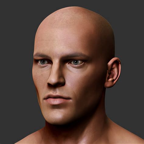 3d Model Realistic Male Body Character Realistic Male