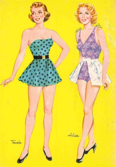 Vintge Uncut 1960s Dress Up Paper Doll Hd Reproductionlopricehi Qu