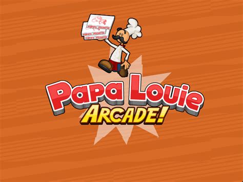 Image Papa Louie Arcade Logopng Flipline Studios Wiki Fandom