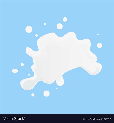 3d Milk Splash And Pouring Royalty Free Vector Image