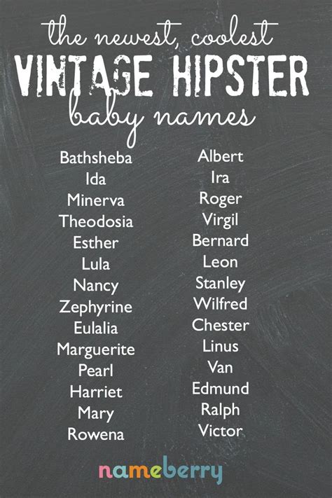 Hipster Baby Names Are So Uncool Theyre Cool Hipster Baby Names