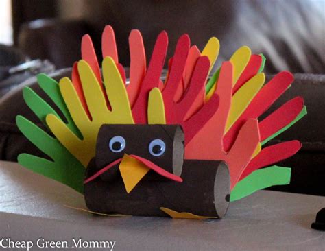 Cheap Green Mommy Easy Thanksgiving Turkey Kid Craft