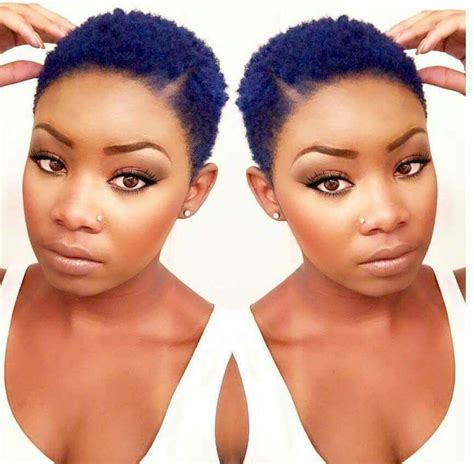 Cute TWA … | Short natural hair styles, Natural hair styles, Hair