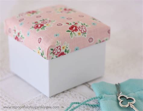 Fabric Covered Box A Spoonful Of Sugar