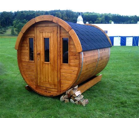 7x6 Barrel Style Garden Sauna From Shed Factory Ireland