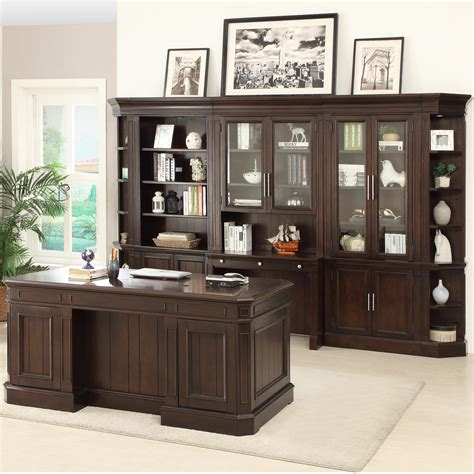 Parker House Stanford Sta Wall Unit 5 Wall Unit With Executive Desk And