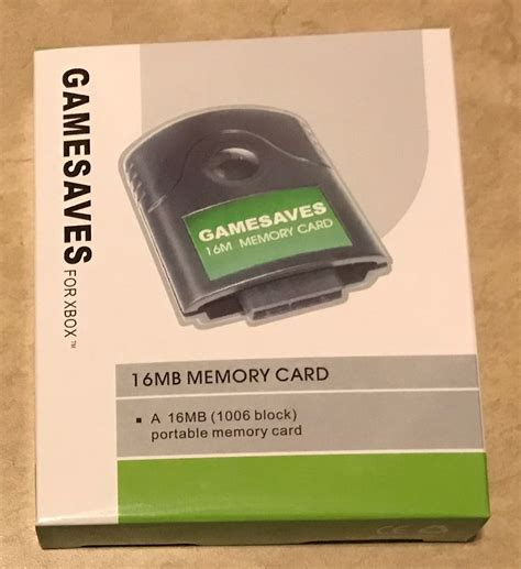 Original Xbox Memory Card 16 Mb New Factory Sealed