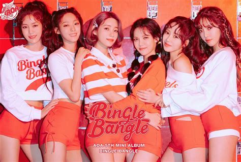 Update Aoa Shares Preview Of Fun And Energetic Choreography In New “bingle Bangle” Teaser