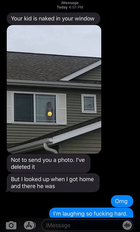 Neighbour Texts Mom That Her Kid Is Naked In Her Window POPSUGAR UK