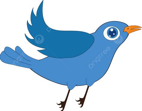 Desenho De Pássaro Azul Png Azul Clipart De Pássaro Cartoon Bird