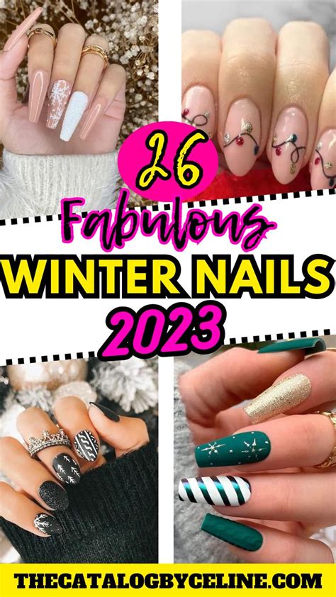 Trendy Winter Nails Festive Cute Holiday Nail Ideas