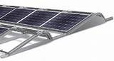 Flat Roof Solar Panel Mounting System Images