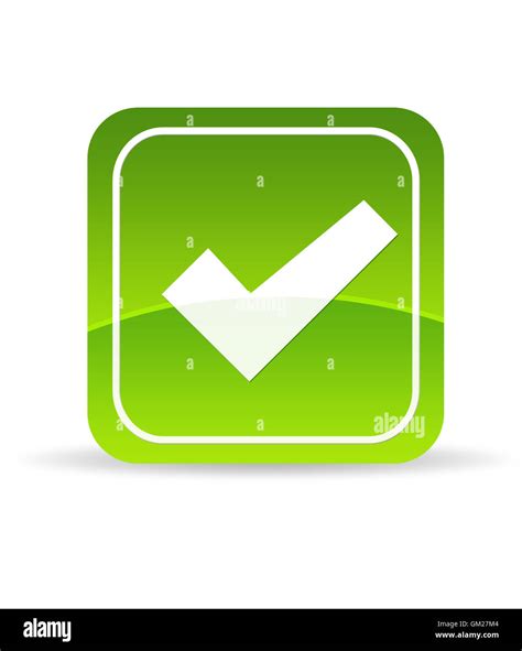 Green Check Mark Icon Stock Photo Alamy