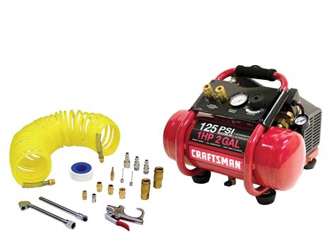 Craftsman 2 Gal Air Compressor With 17 Pc Accessory Kit Tools Air