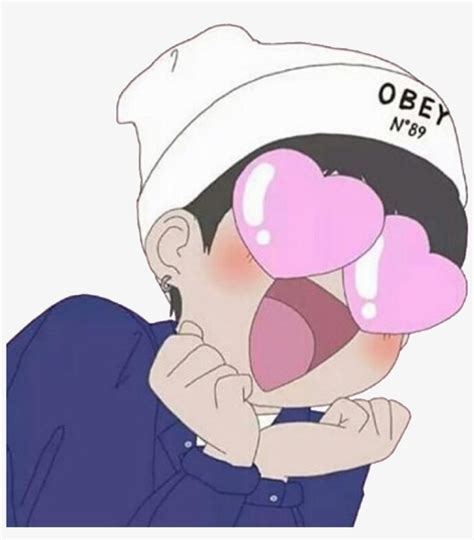 Obey Heart Hearts Hearteyes Anime Animeboy Kawaii Love Heart Eyes