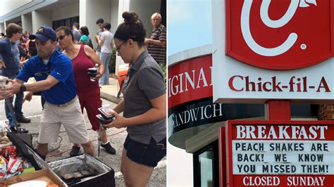 Chick Fil A Employees Go To Work On A Sunday After Orlando Shooting