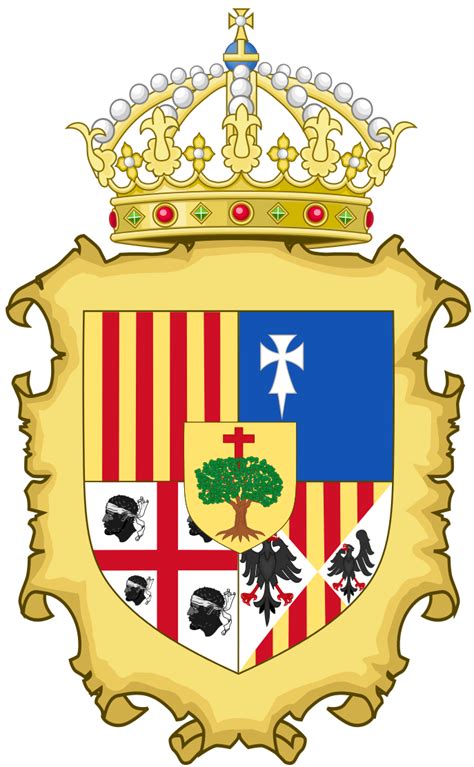 Historic Coat Of Arms Of Aragon Variant 3svg Coat Of Arms